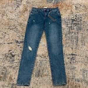 Tractr Kids Blue Distressed Jeans